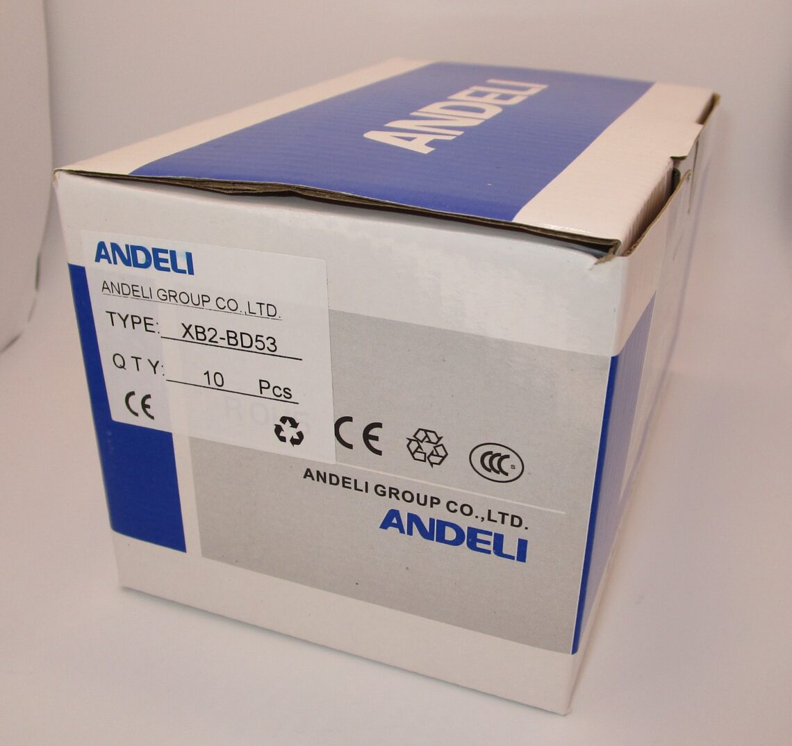 ANDELI XB2BD53 Black Selector 3 position spring return to center. - Image 2