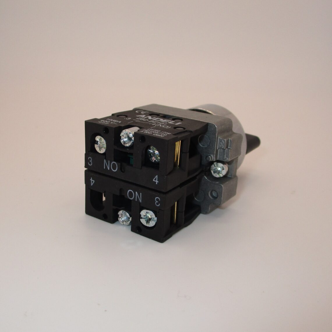 ANDELI XB2BD53 Black Selector 3 position spring return to center. - Image 4