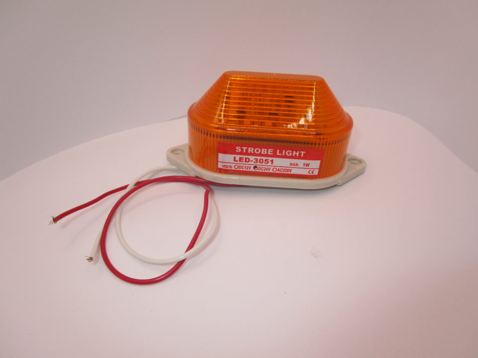 ANDELI LED 3051 Strobe Light 24VDC, Yellow Color LED Beacon Light ...